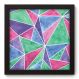 Quadro Decorativo - Triangulos - 016qdap