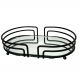 Bandeja Espelhada Oval Decorativa 27x17cm Banheiro Aparador