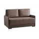 Image of Sofá-Cama Casal 2 Lugares Isis Veludo Marrom SO964UP11PDKMOB