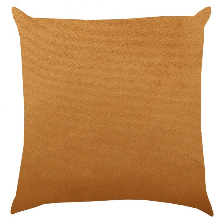 Almofada Quadrada Maia Veludo Bronze 43x43 cm