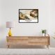 Quadro Art C The Creation of Adam 43x30 Caixa Preto