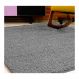 Tapete para Sala Felpudo Mix 1,00 x 1,50 m Mescla Cinza Oasis