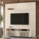 Conjunto Painel e Rack Wraithfall Calacata Off White