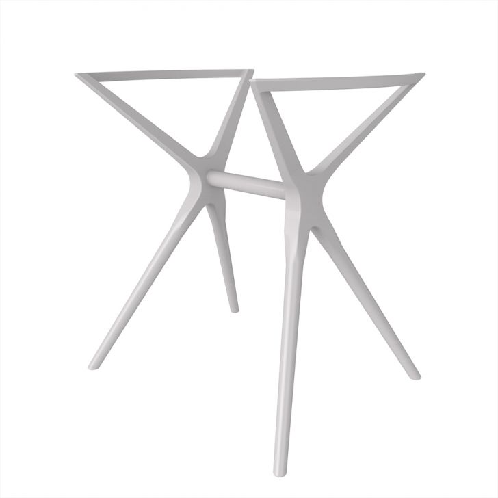 Image of Base Para Mesa De Cozinha Retangular Baletto Branca (55x66 Cm) PLA-IM724TA11FUUMOB