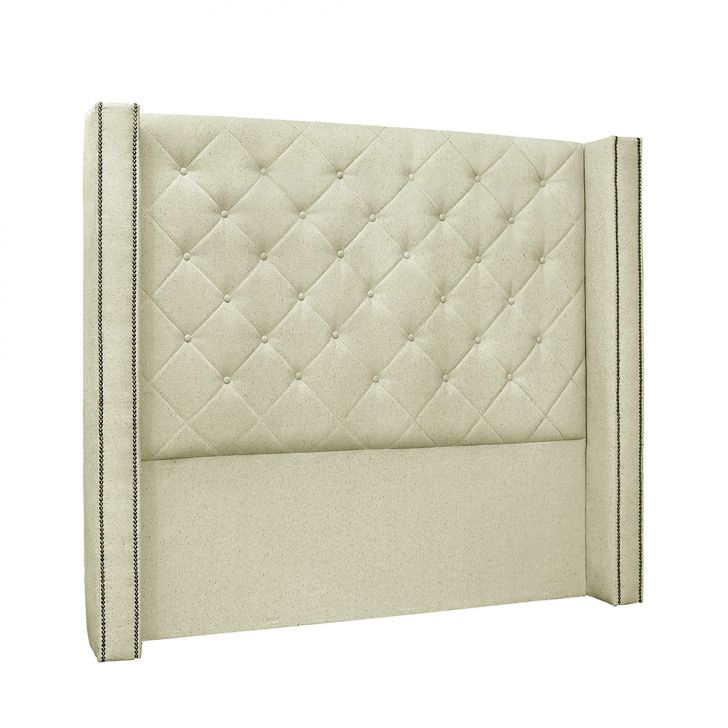 Cabeceira King Vicenza Linho Natural