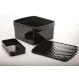 Conjunto Com 3 Caixas Organizadoras Multi-uso Pretas