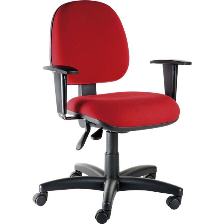 Cadeira Executiva Para Escritório Linha Confort Vermelho