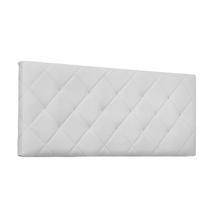 Cabeceira Painel Tânia Para Cama Box Casal 140 cm Corino Branco - D'Rossi