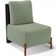 Poltrona Decorativa Sala Estar Living Pés Madeira Hungria L02 Couríssimo Preto Bouclê Oliva - Lyam