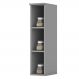 Armario Aereo Com Nicho MDF 20 cm Americana C360 Cinza Henn