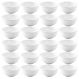 24 Bowls Melamina 150ml Branco Cumbuca Tigela Fruta Sobremes