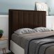 Cabeceira Casal King Cama Box 195cm para Quarto Opala Suede Marrom M11 - D'Rossi