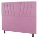 Cabeceira Cama Box Solteiro Dublin 90cm Suede Rosa - Desk Design