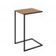 Mesa Lateral Telúrio Hanover e Preta 64 cm