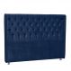 Cabeceira Firenze 140 TCA-957 Veludo Azul Perfan Móveis