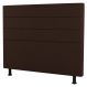 Cabeceira Cama Box Casal Malik 140cm Suede Marrom - Desk Design