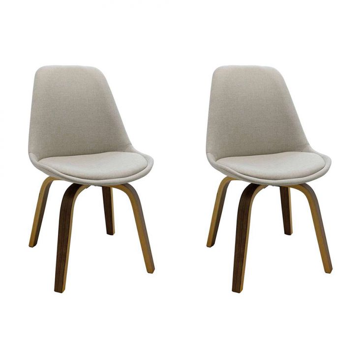Conjunto com 2 Cadeiras Lis Cru