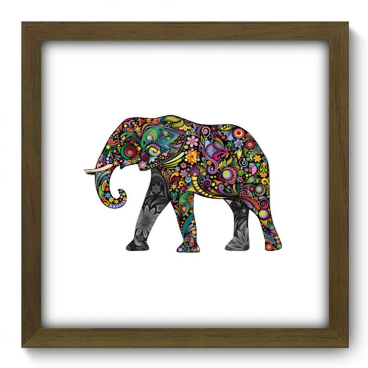 Quadro Decorativo - Elefante - 169qdsm