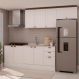 Armário De Cozinha Genialflex Iluminata 4 Módulos Branco