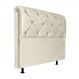 Cabeceira Casal 140cm Barbara Suede Marfim ID Milani Store