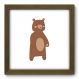 Quadro Decorativo - Urso - 143qdbm