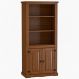 Estante Livreiro 2 Portas 100% Madeira Imperial Imbuia Fosco