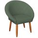 Poltrona Decorativa Corino Moderna para Sala de Estar Recepção Reforçada MOBLAN decor