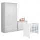 Conjunto Quarto de Bebê Completo México Branco Branco