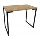Mesa Para Computador Escrivaninha Industrial Porto 120cm Natural D'Rossi