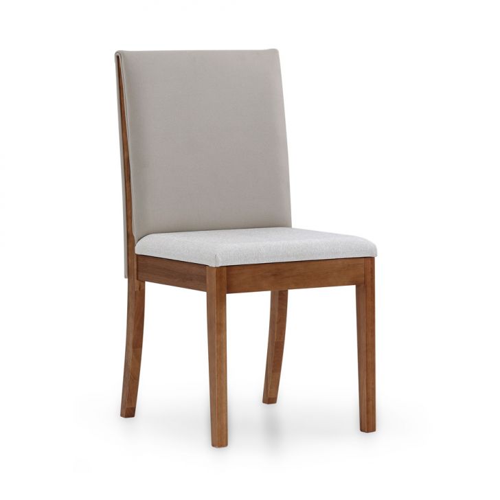 Cadeira Doroty Linho Cru e Bege