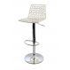 Banqueta Spider Bar Cozinha 37X34Cm Policarbonato Branco