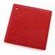 Protetor Térmico De Panela Em Silicone Vermelho 18x18