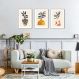 Quadros Vasos Boho Colors 184x86 3-86x60 Filete Marfim