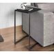 Mesa Lateral Sala Aço Preto Milani Store