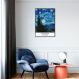 Quadro Art Collection Starry Night 43x30 Filete Preto