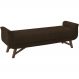 Puff Recamier 140 cm Pes Madeira Leville Veludo SL 942 Peer