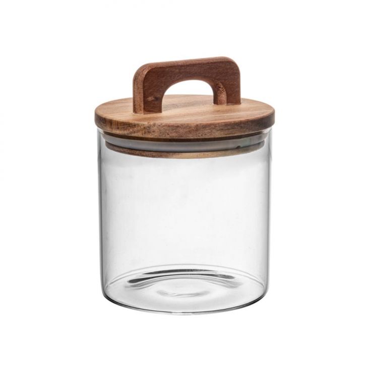 Pote para Mantimentos Acácia Transparente 700 ml