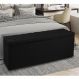 Recamier Baú 1,60m Madrid Suede Preto Dal Poz Estofados