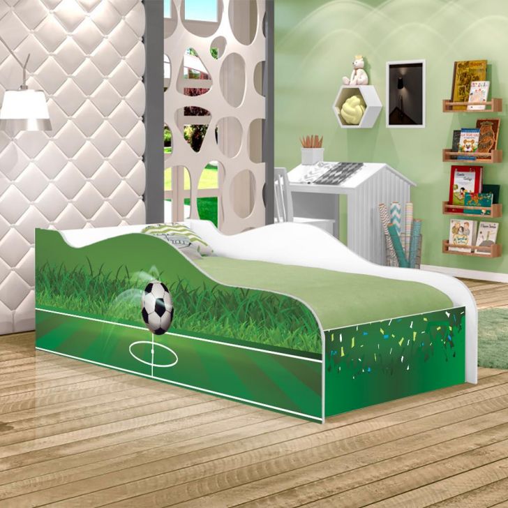 Cama Fun Futebol Solteiro