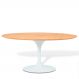 Mesa Saarinen Oval Freijó 235x122cm - Base Branca