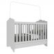 Berço Americano 3 em 1 para Colchão 70 x 130 cm Nuvem Multimóveis FG0536PA Branco