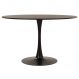 Mesa de jantar redonda Tulipa 120 cm Preto