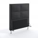 Cabeceira Maia 90 Decorativa de Cama Solteiro N-022 Veludo Chumbo Aradecor