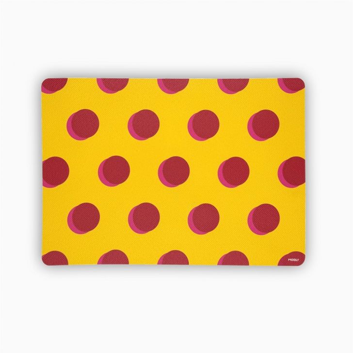 Lugar Americano Pratik Riso Amarelo e Rosa