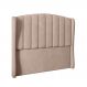 Cabeceira Para Cama Box Solteiro 90 cm Angel Veludo Bege I02 - D'Rossi