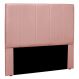Cabeceira Decorativa Queen Size 1,60M Erza Veludo Rosa G63 - Gran Belo