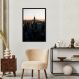 Quadro Visão Aérea Prédios New York 60x43 Caixa Preto