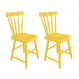 Conjunto com 2 Cadeiras Espanha Amarelo