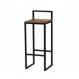 Banqueta Alta Balcão Bistrô Industrial Premium Madeira Imbuia