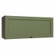 Armário Aéreo 80 cm 1 Porta Basculante Rustic/Verde Vik Madesa